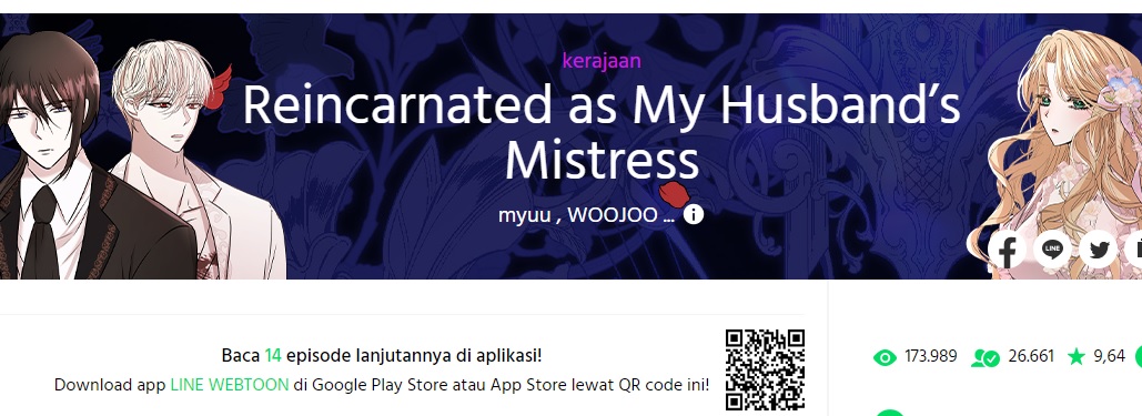 Reincarnated As My Husbands Mistress Manga www.medcom.id